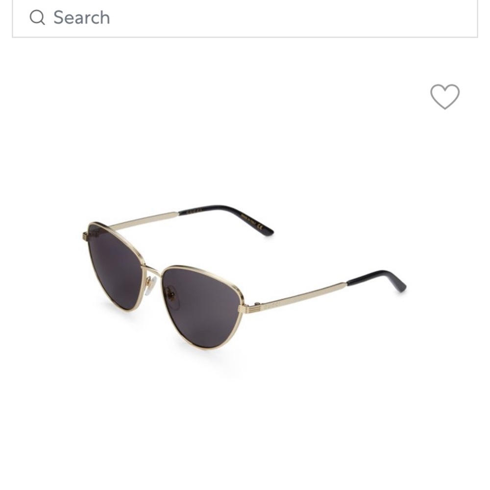 58MM Reverse Cat Eye Sunglasses